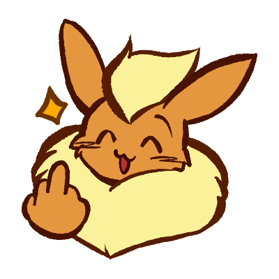 A friendly flareon